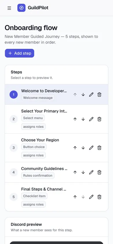 Flow on a phone